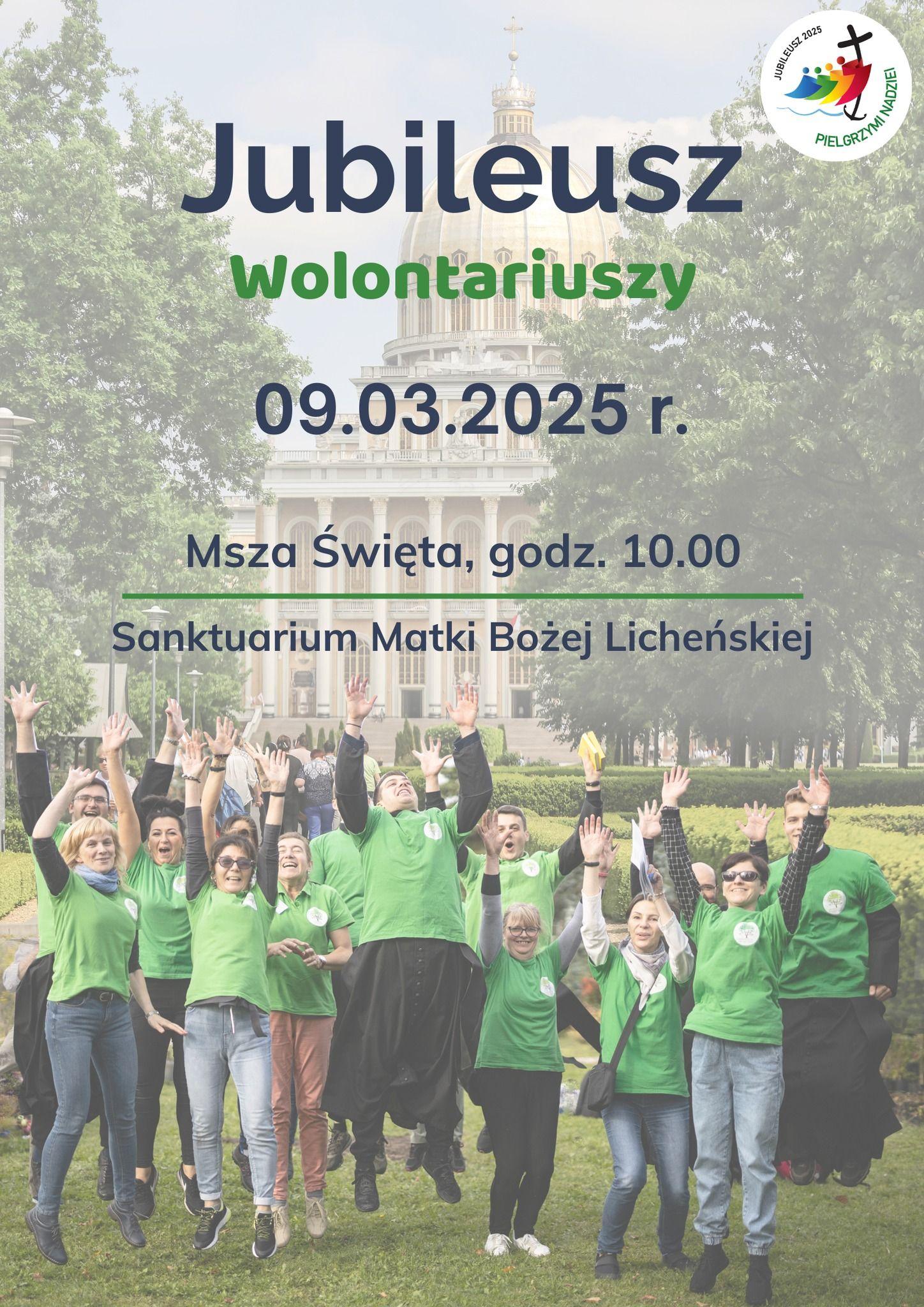 Licheń: Jubileusz wolontariuszy (zaproszenie)