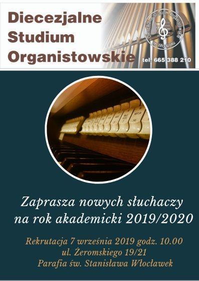 Rekrutacja do Diecezjalnego Studium Organistowskiego we Włocławku