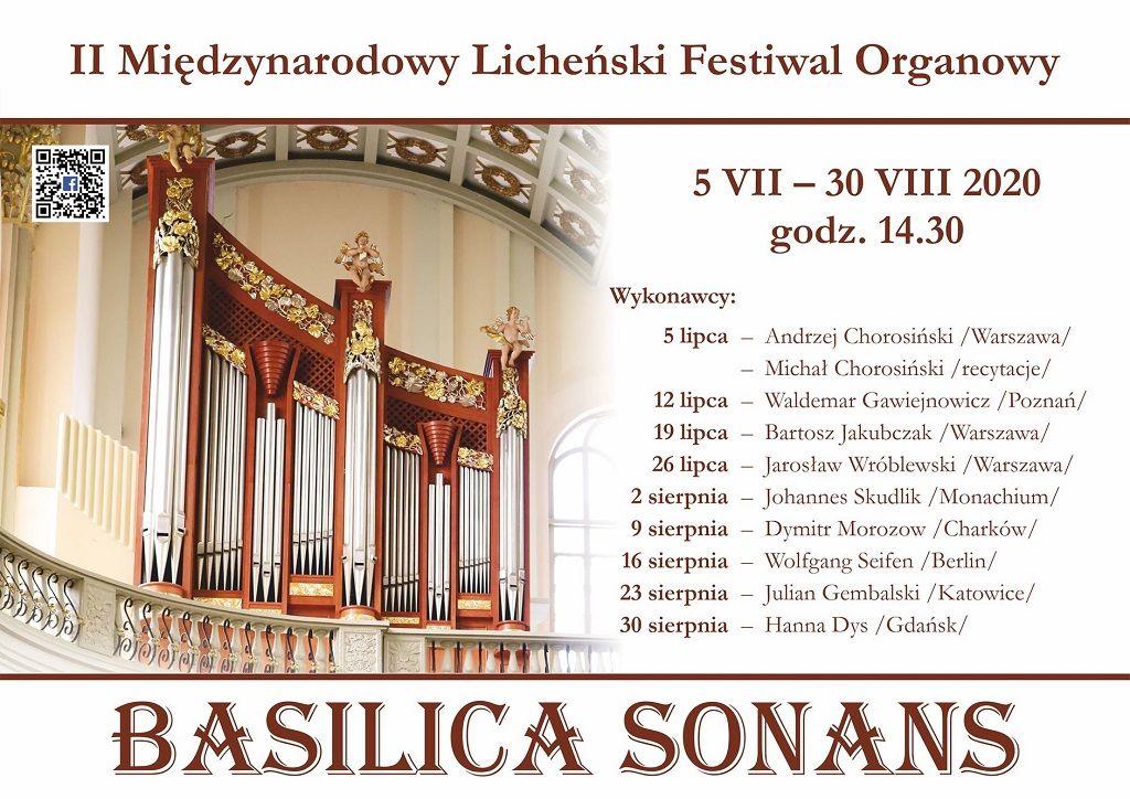 II Międzynarodowy Licheński Festiwal Muzyki Organowej (zapowiedź i program)