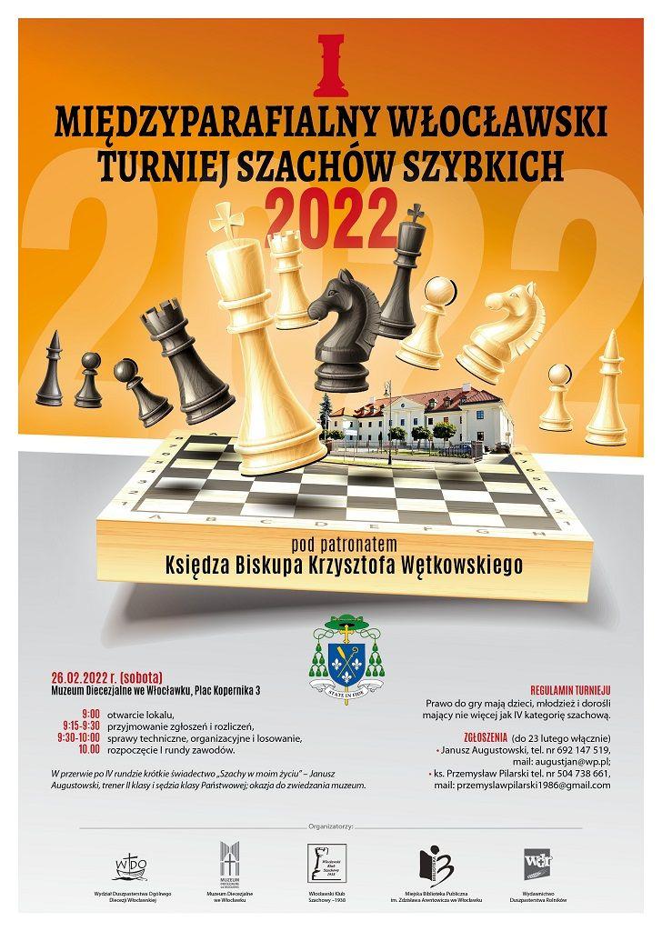 I Międzyparafialny Włocławski Turniej Szachów Szybkich (zaproszenie)