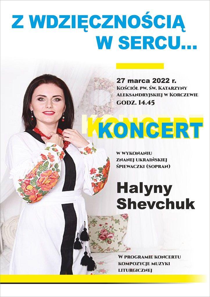 Koncert „Z wdzięcznością w sercu…” w Korczewie (zaproszenie)