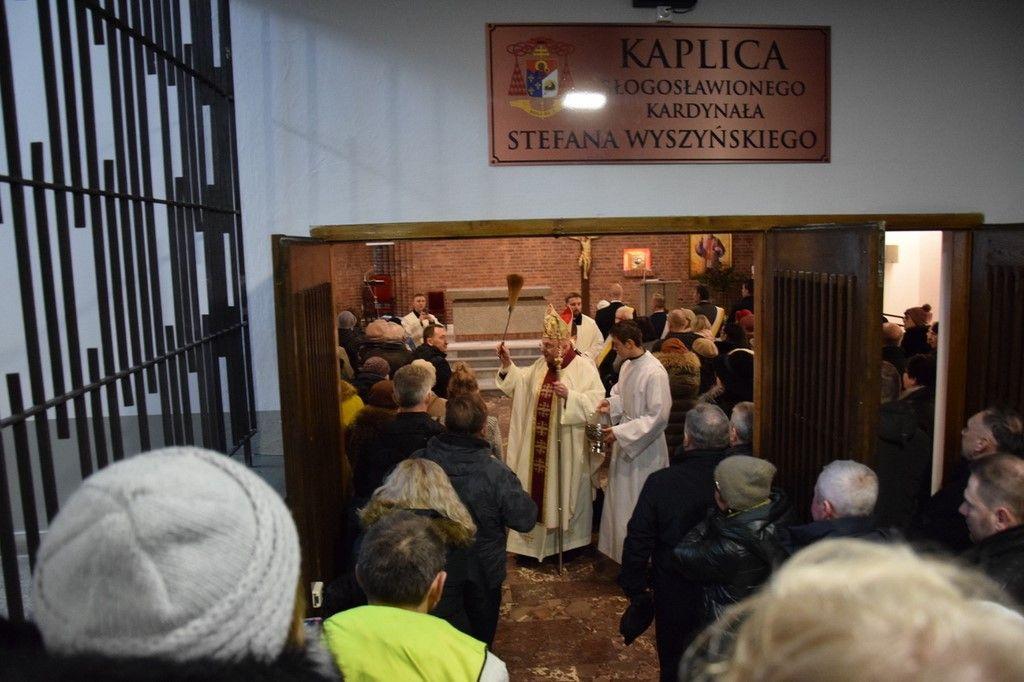 Biskup Włocławski pobłogosławił kaplicę bł. kard. Wyszyńskiego
