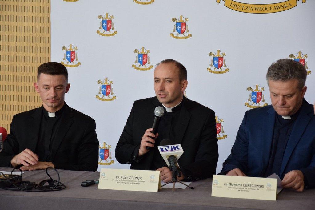Włocławek: konferencja prasowa przed rozpoczęciem nawiedzenia i jubileuszu diecezji