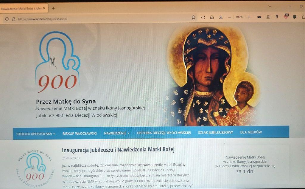 Powstała strona internetowa poświęcona jubileuszowi diecezji i nawiedzeniu Matki Bożej