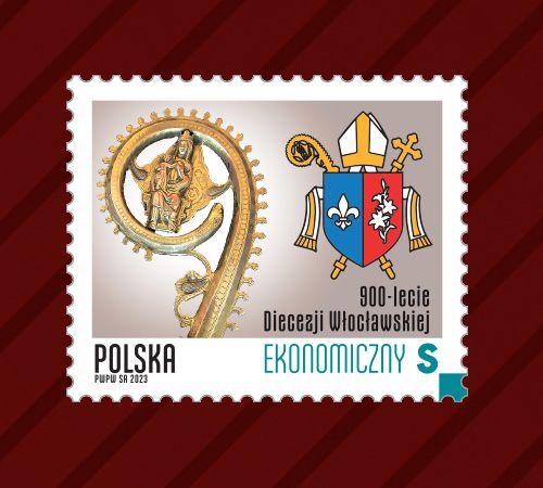 Znaczek Poczty Polskiej z okazji 900-lecia diecezji włocławskiej