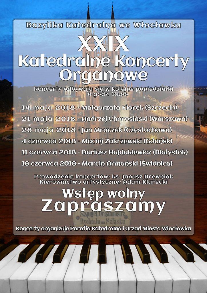 XXIX Katedralne Koncerty Organowe (zaproszenie)