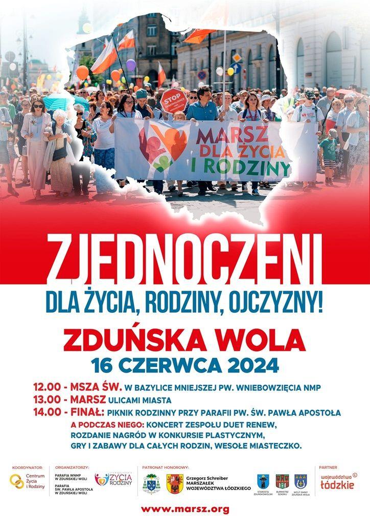 Zduńska Wola: Marsz dla Życia i Rodziny (zaproszenie)