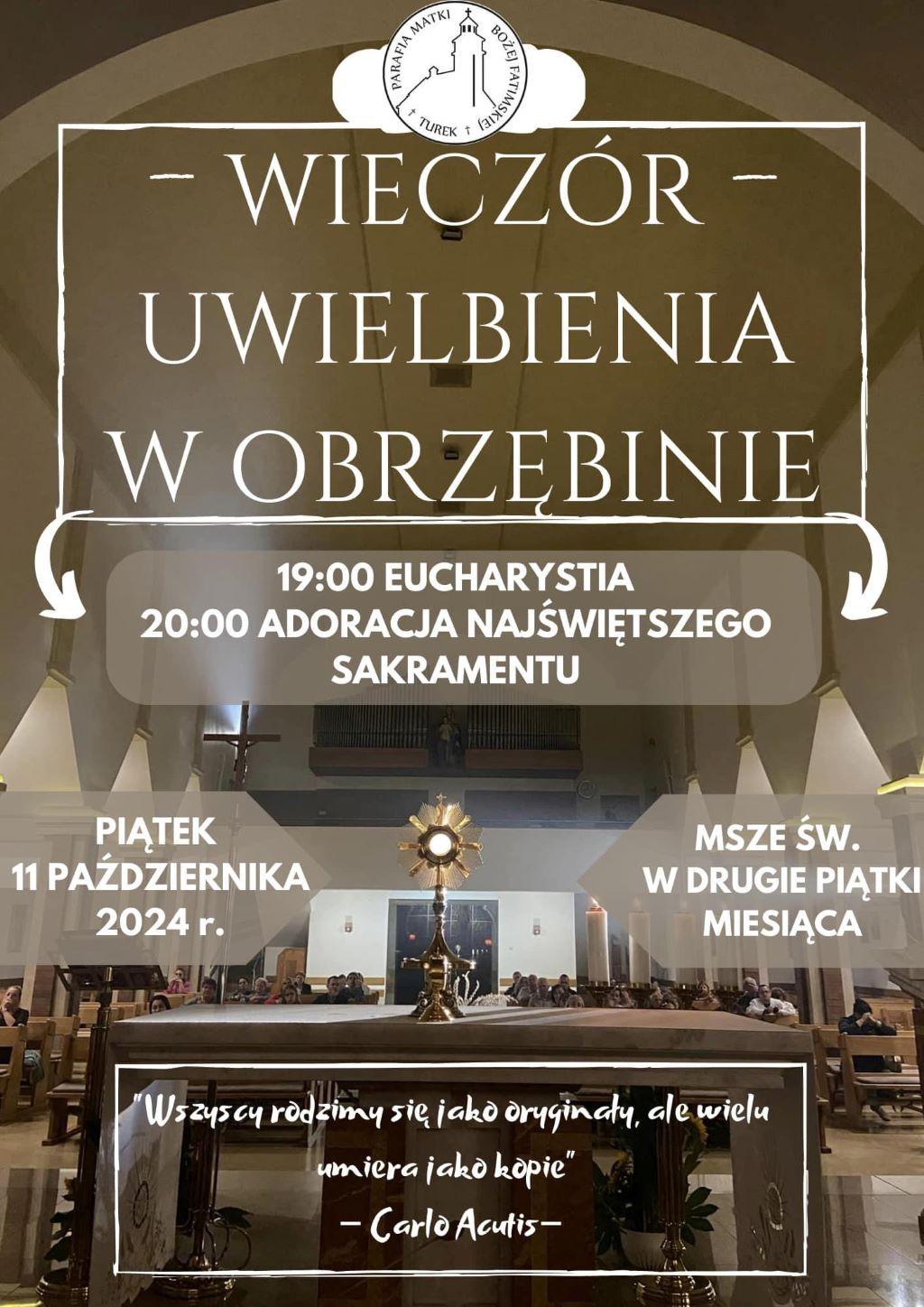 Turek: Wieczór uwielbienia (zaproszenie)