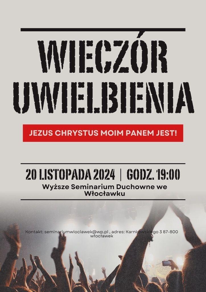 Włocławek, WSD: Wieczór uwielbienia (zaproszenie)