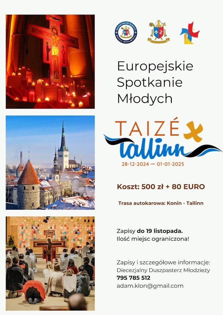 Wyjazd młodzieży na Europejskie Spotkanie Modlitewne w duchu Taize do Tallina (zaproszenie)