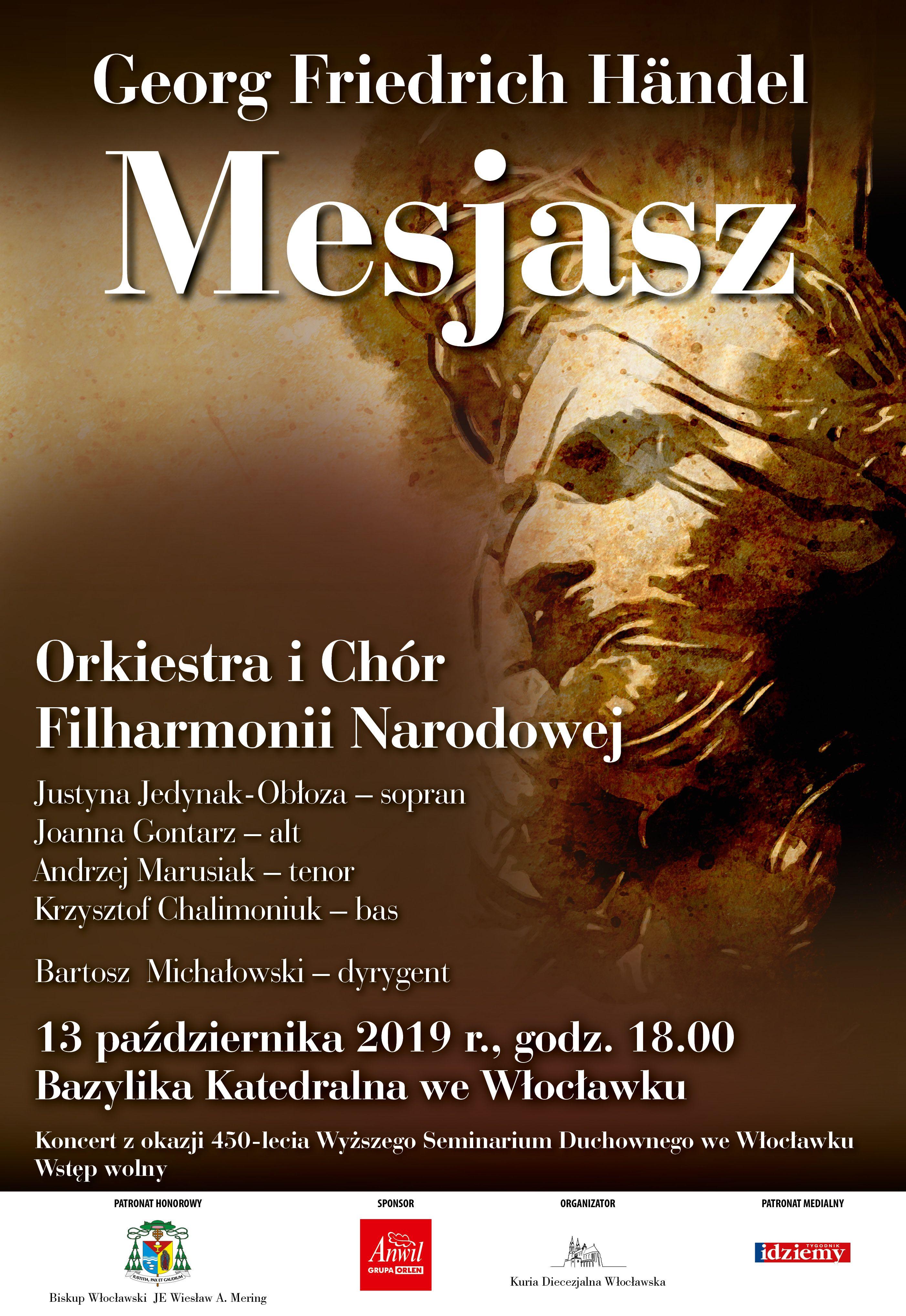 Oratorium Georga Friedricha Händla Mesjasz (zaproszenie)