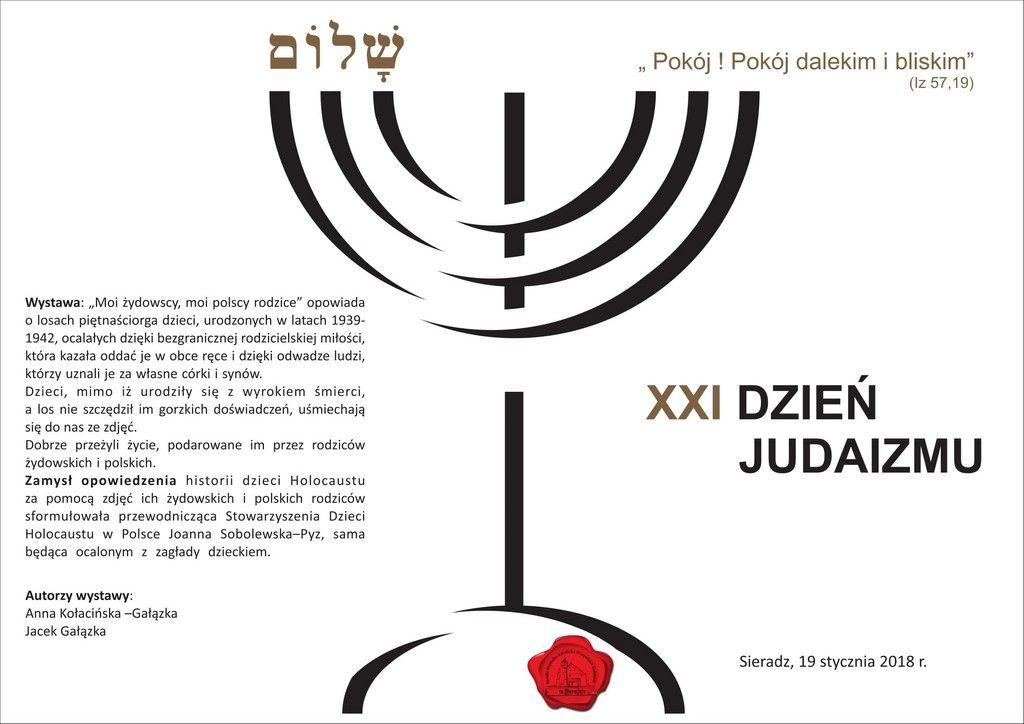 XXI Dzień Judaizmu w Sieradzu (zapowiedź)