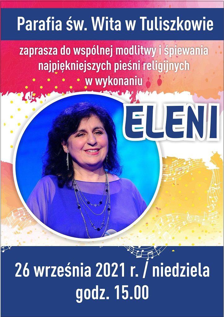 Tuliszków: koncert Eleni (zaproszenie)