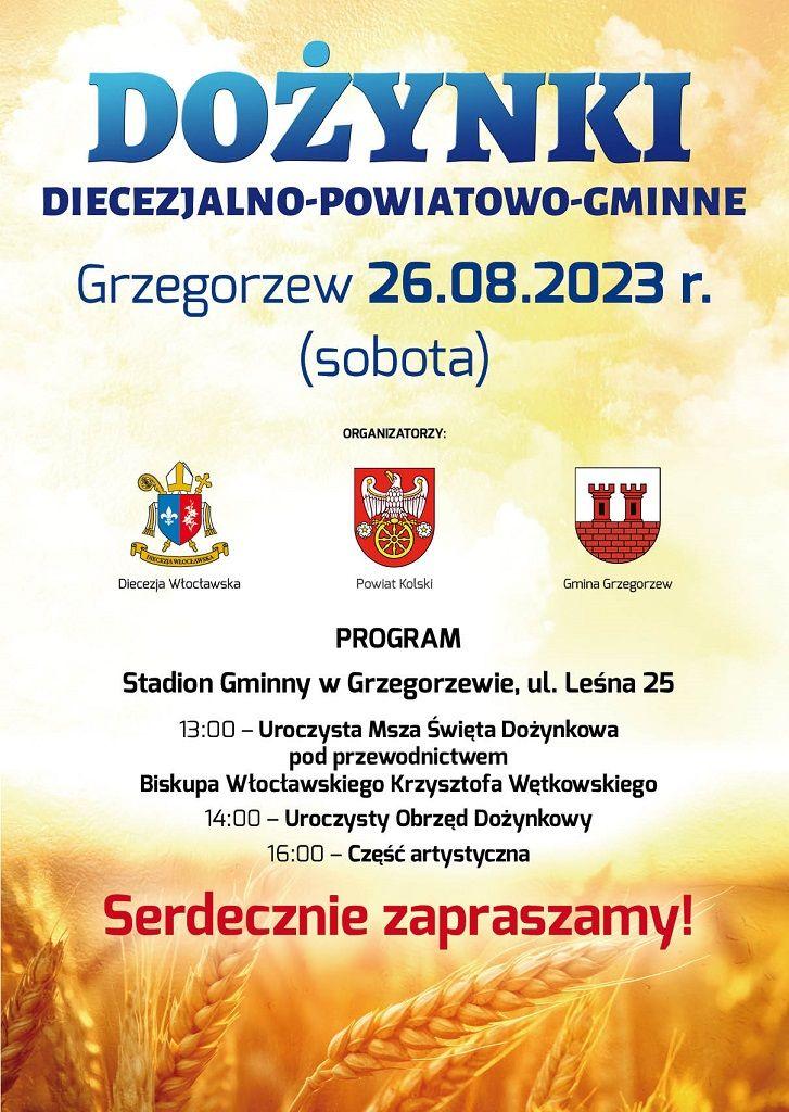 Dożynki Diecezjalno-Powiatowo-Gminne (zaproszenie)