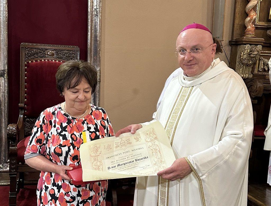 Małgorzata Bojarska odznaczona medalem „Pro Ecclesia et Pontifice”