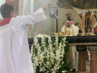 Bp Wętkowski do pielgrzymów w Turku: pielgrzymowanie jest czasem wsłuchiwania się w głos Boga