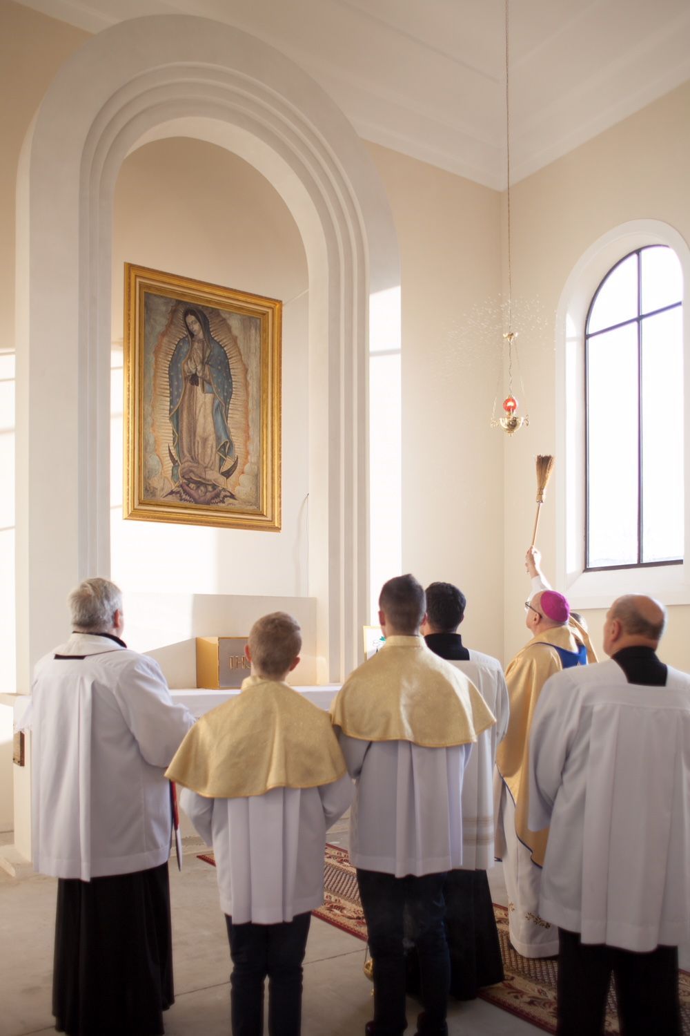 Żychlin: pierwszy odpust w budującym się kościele