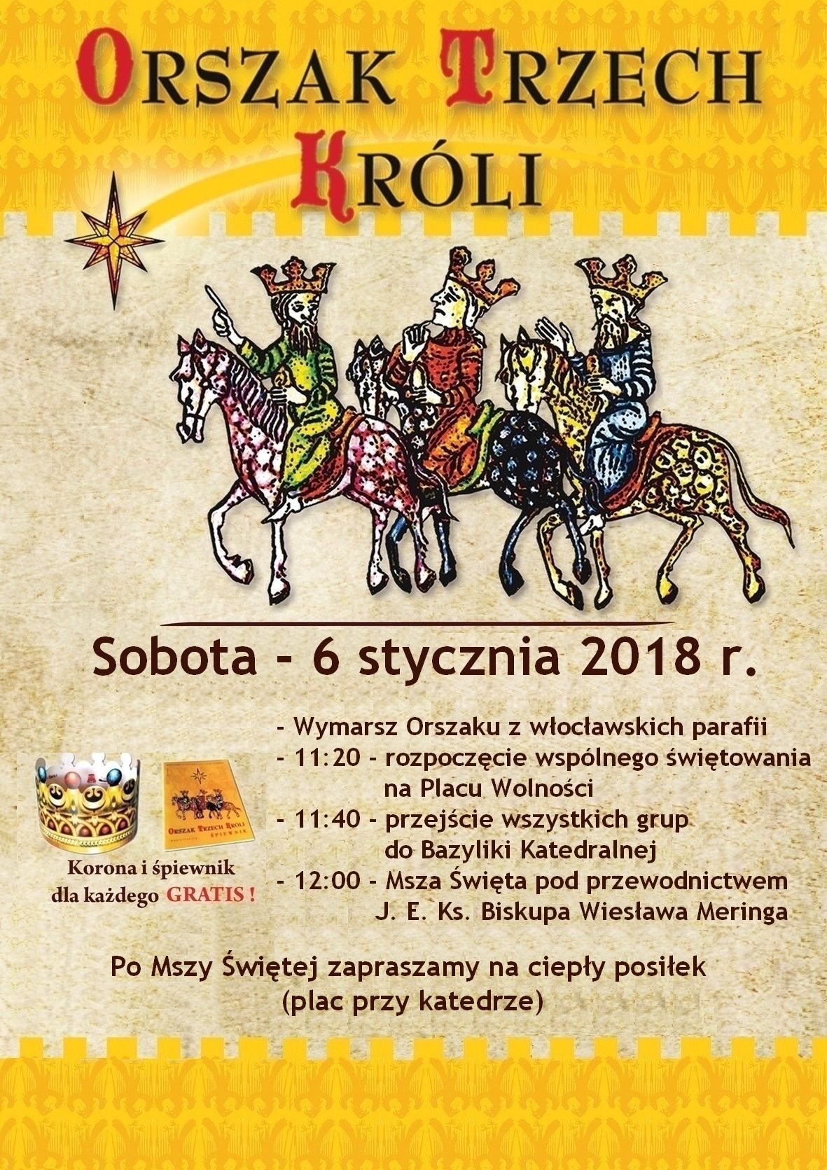 Orszak Trzech Króli we Włocławku (zapowiedź)