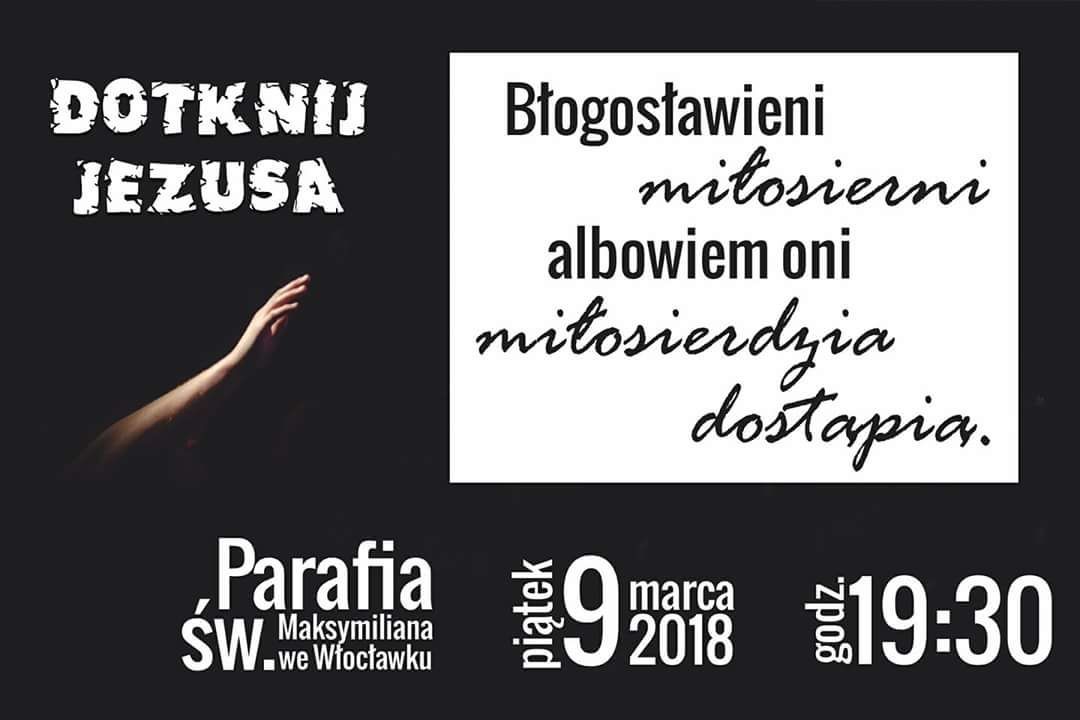 Kolejne spotkanie z cyklu "Dotknij Jezusa" (zaproszenie)