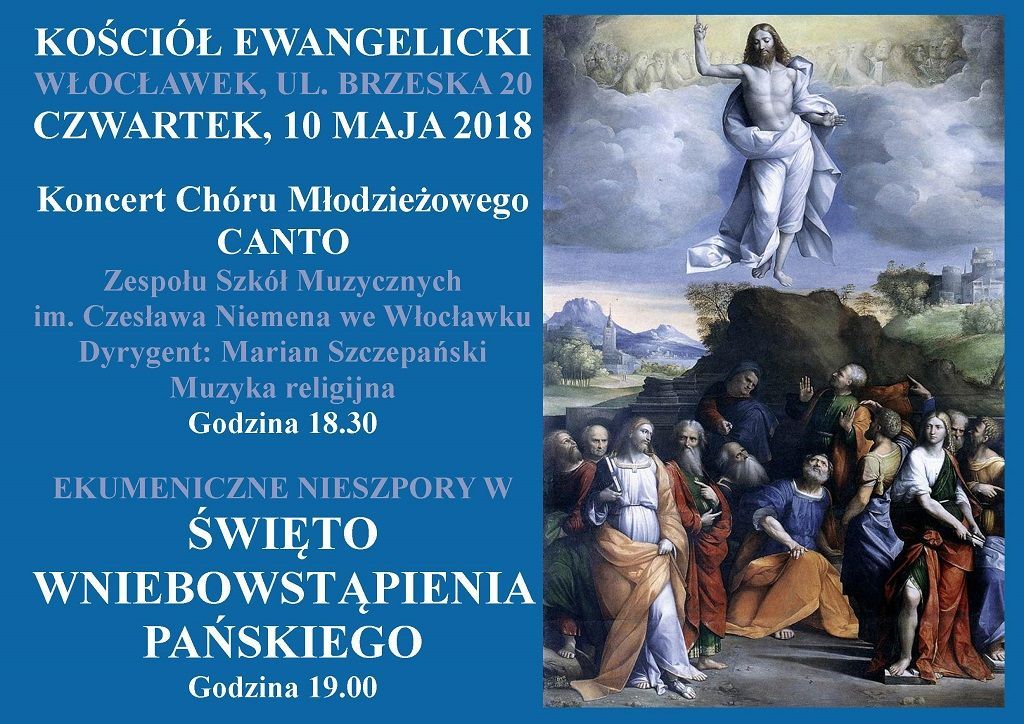 Ekumeniczne Nieszpory w kościele ewangelicko-augsburskim (zaproszenie)