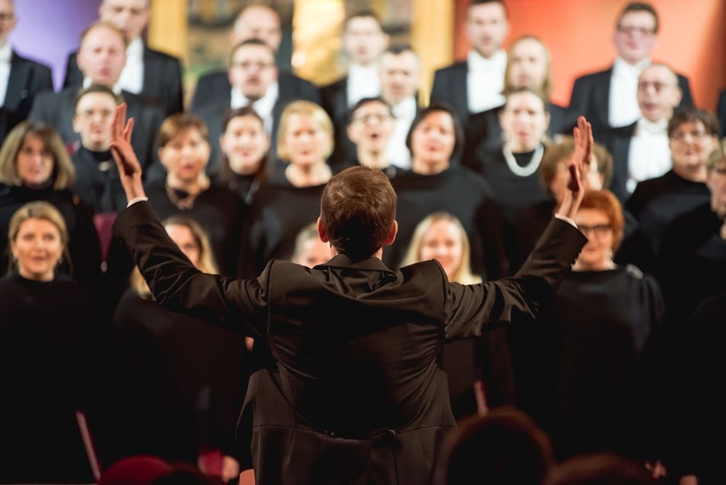 Koncert Chóru Filharmonii Narodowej w obiektywie