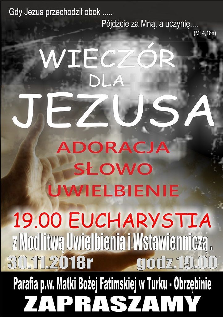 Turek-Obrzębin. Msza św. z modlitwą uwielbienia