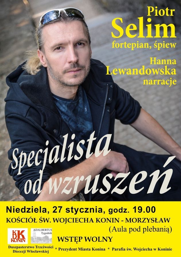 Msza św. i koncert w kościele św. Wojciecha w Koninie (zaproszenie)