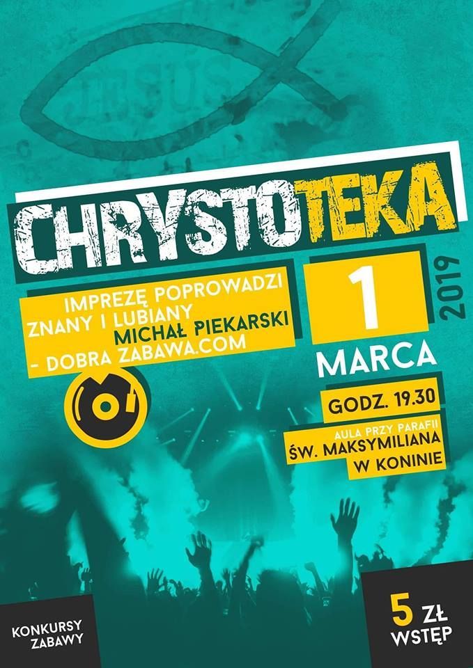 Konin: karnawałowa Chrystoteka (zaproszenie)