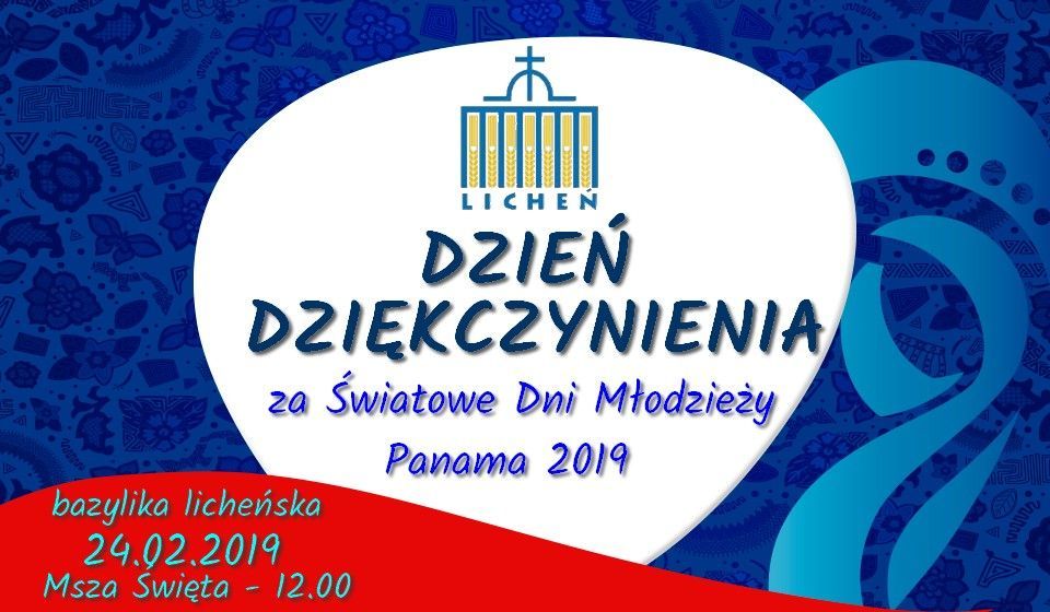 Licheń: dzień dziękczynienia za ŚDM Panama 2019 (zapowiedź)
