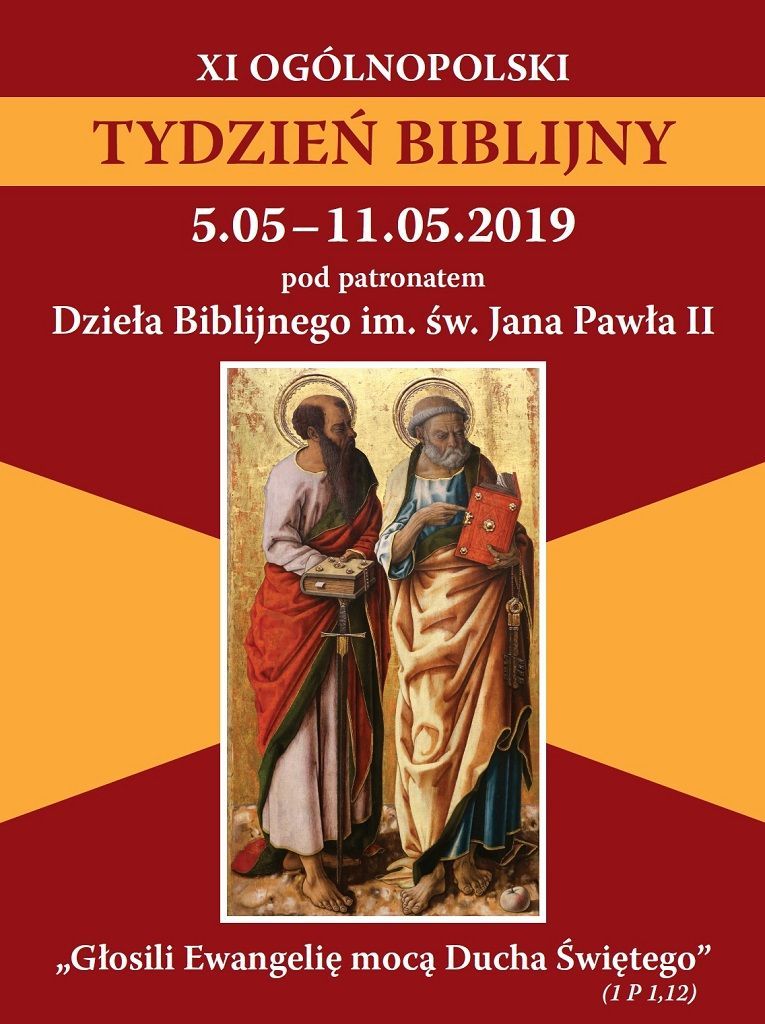 XI Ogólnopolski Tydzień Biblijny: 5-11 maja (zapowiedź)