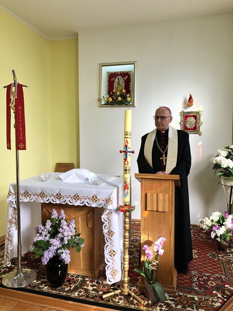 Ciechocinek: bp Mering wygłosił konferencję w Domu Samotnej Matki