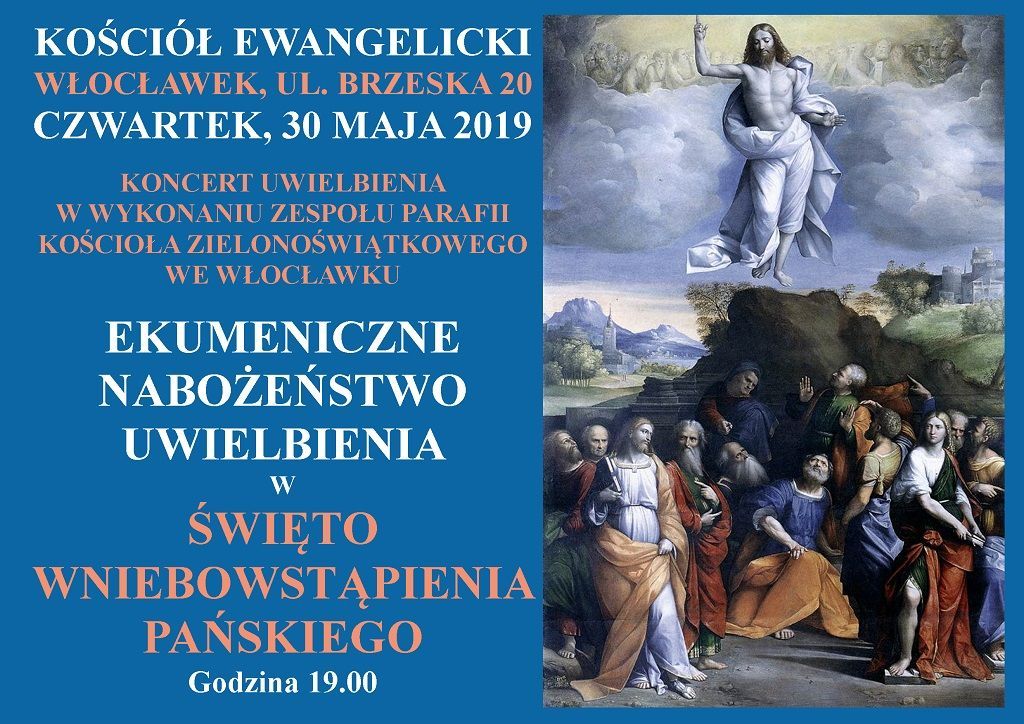 Włocławek: ekumeniczne nabożeństwo uwielbienia (zaproszenie)