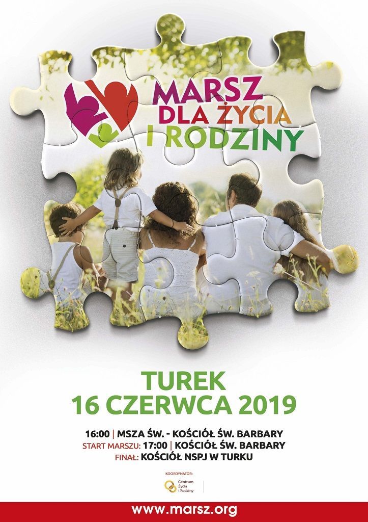 Turek: Marsz dla Życia i Rodziny (zaproszenie)