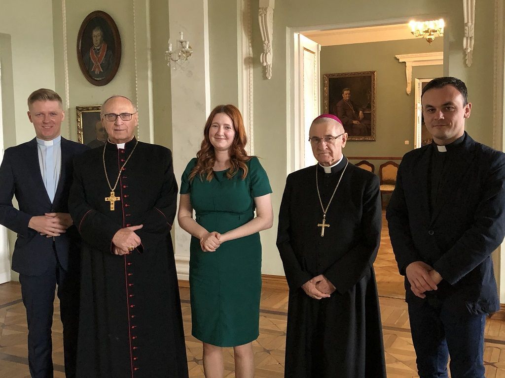 Niecodzienne spotkanie w Domu Biskupim