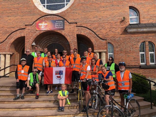 Pielgrzymka Rowerowa Diecezji Włocławskiej w drodze na Jasną Górę