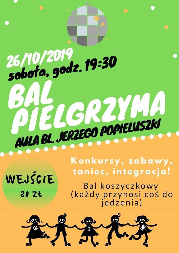 Bal pielgrzyma w Koninie (zaproszenie)