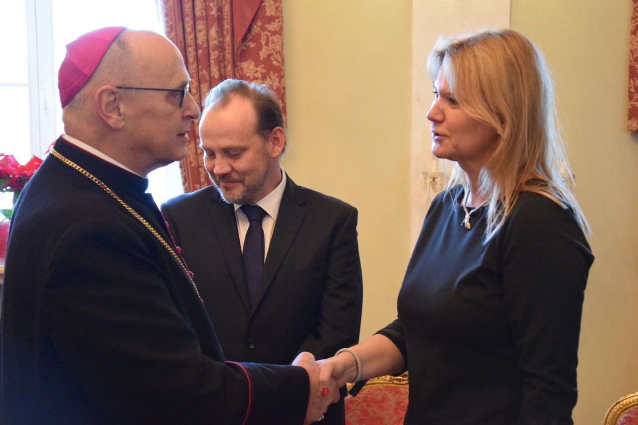Z życzeniami u Biskupa Włocławskiego