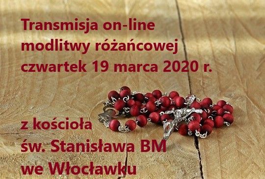 Różaniec on-line - dziś z kościoła św. Stanisława we Włocławku (zapowiedź)