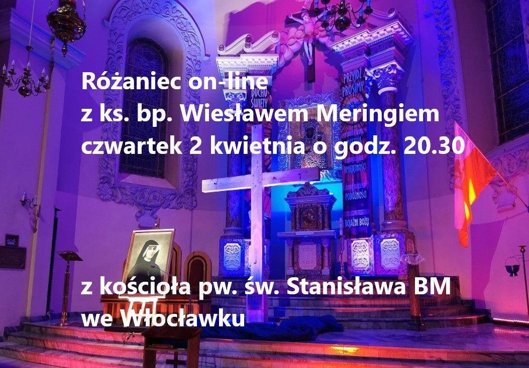 Różaniec z ks. bp. Wiesławem Meringiem (zaproszenie)