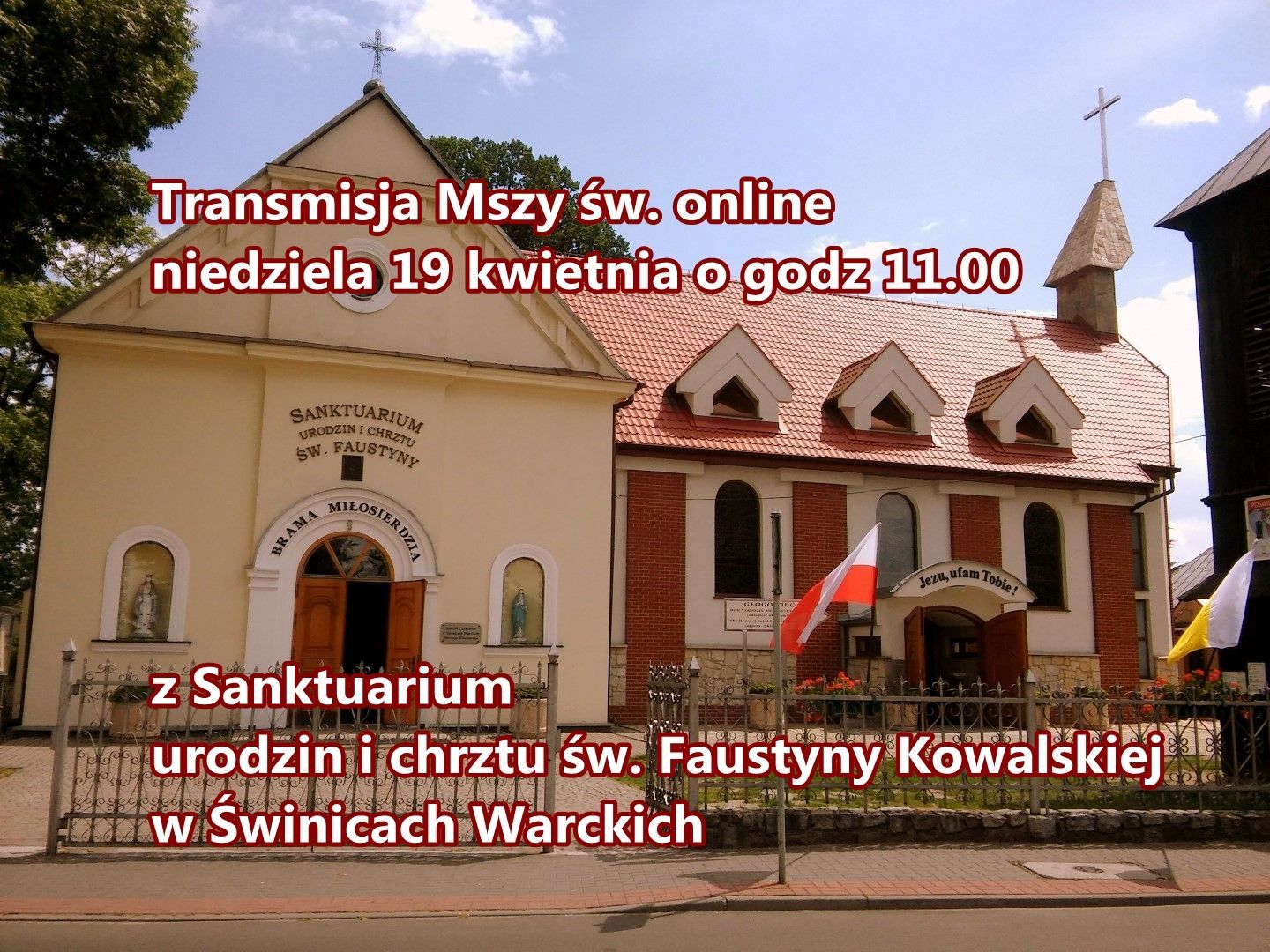 Transmisja Mszy św. z sanktuarium w Świnicach Warckich (zapowiedź)