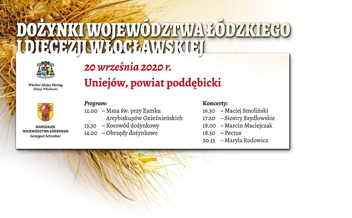 Wojewódzko-Diecezjalne Dożynki w Uniejowie (zapowiedź)