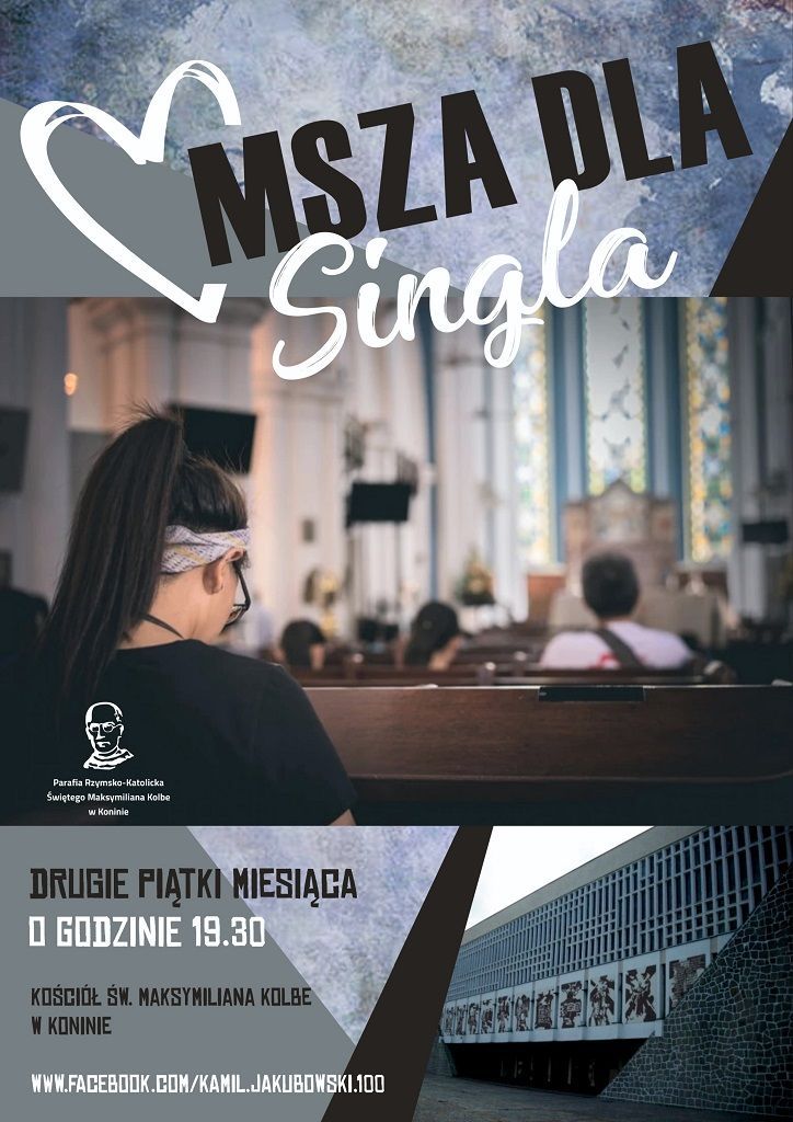 Konin. Msza św. dla singla (zaproszenie)