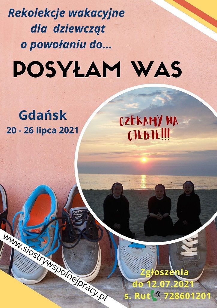 Wakacyjne rekolekcje dla dziewcząt (zaproszenie)