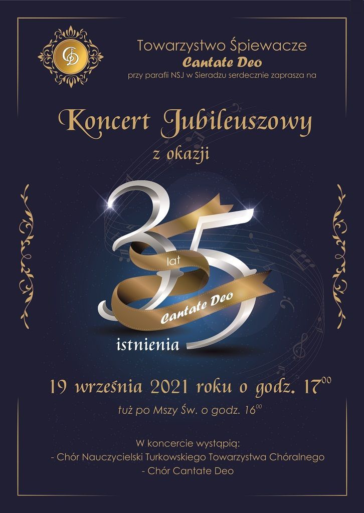 Jubileusz 35-lecia chóru Cantate Deo