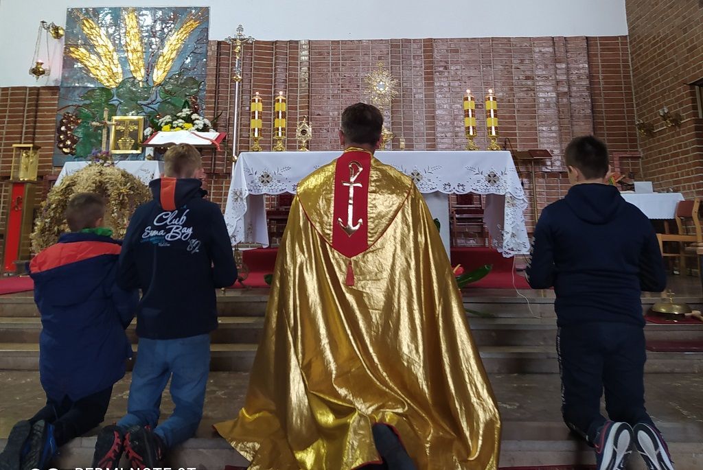 Dzień skupienia ministrantów w Choceniu