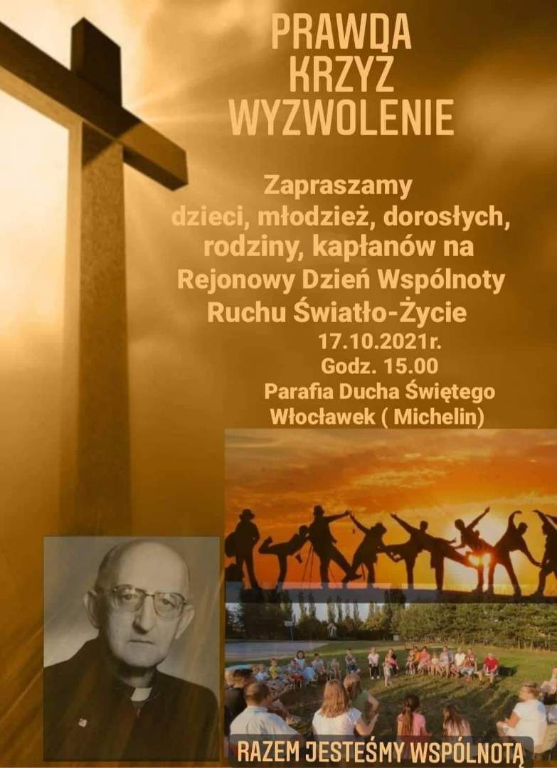 Rejonowy Dzień Wspólnoty Ruchu Światło-Życie (zaproszenie)