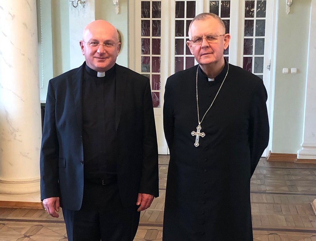 Arcybiskup z Kazachstanu u Biskupa Włocławskiego