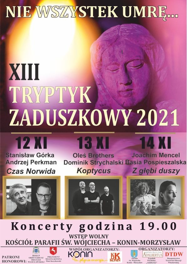 XIII Tryptyk zaduszkowy „ Nie wszystek umrę…” (zapowiedź)