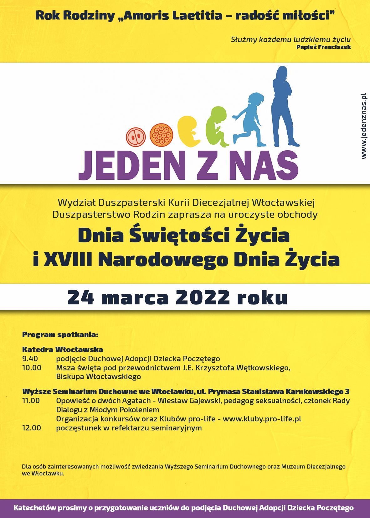 Dzień Świętości Życia i XVIII Narodowy Dzień Życia (zapowiedź)