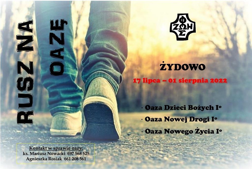 "Rusz na oazę" (zaproszenie)